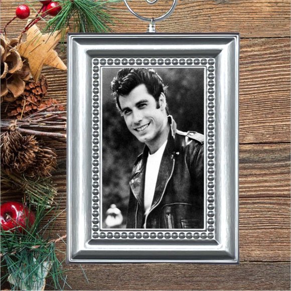 Grease John Travolta Danny Zuko Retro Movie Memorabilia‎ Christmas Tree Ornament - Picture 1 of 3